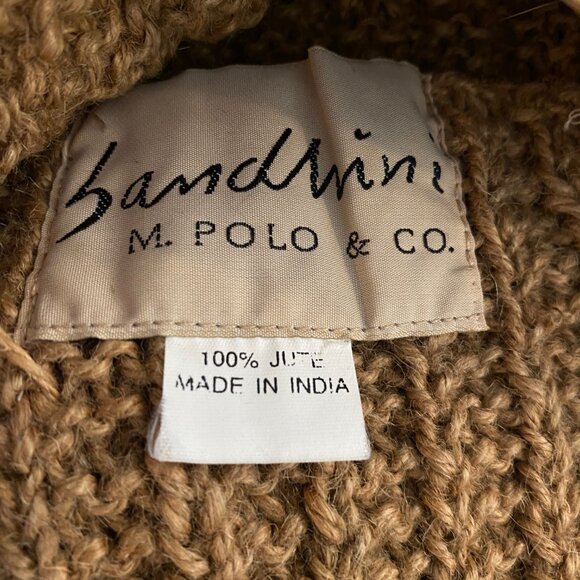 Set of 2 Jute Pillow Covers 17x17 by Bandhini M. Polo & Co. India‎ - Picture 2 of 5